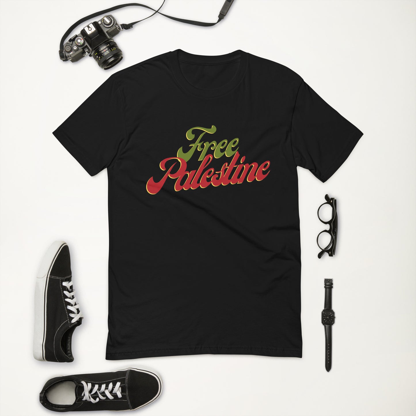 Free Palestine Scripted Tee